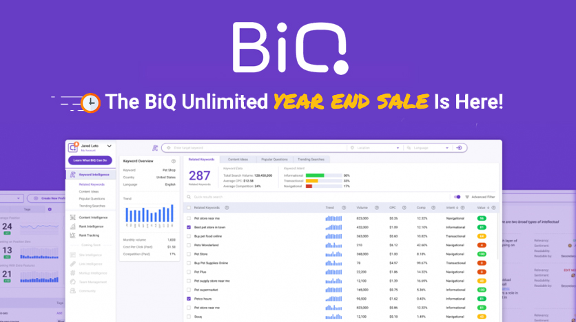 Biq Lifetime Deal - The New SEO Suite Buy Online 