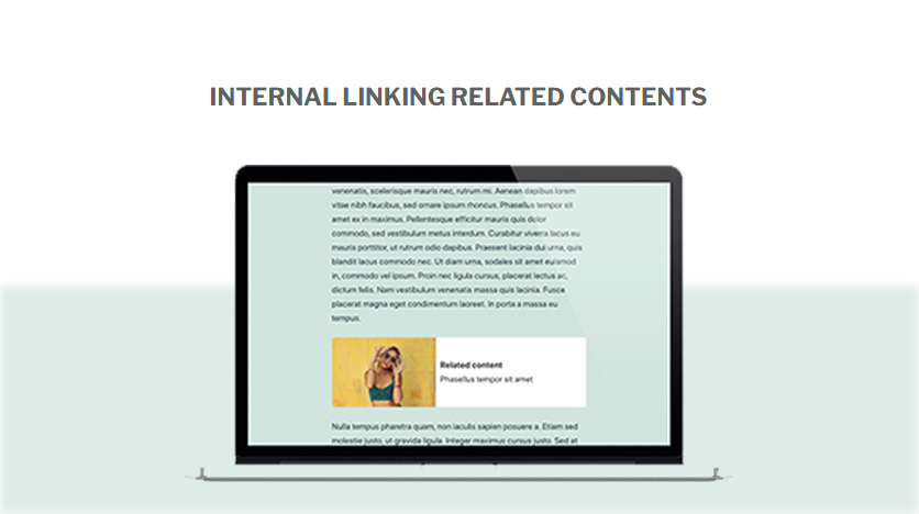 internal linking of related content